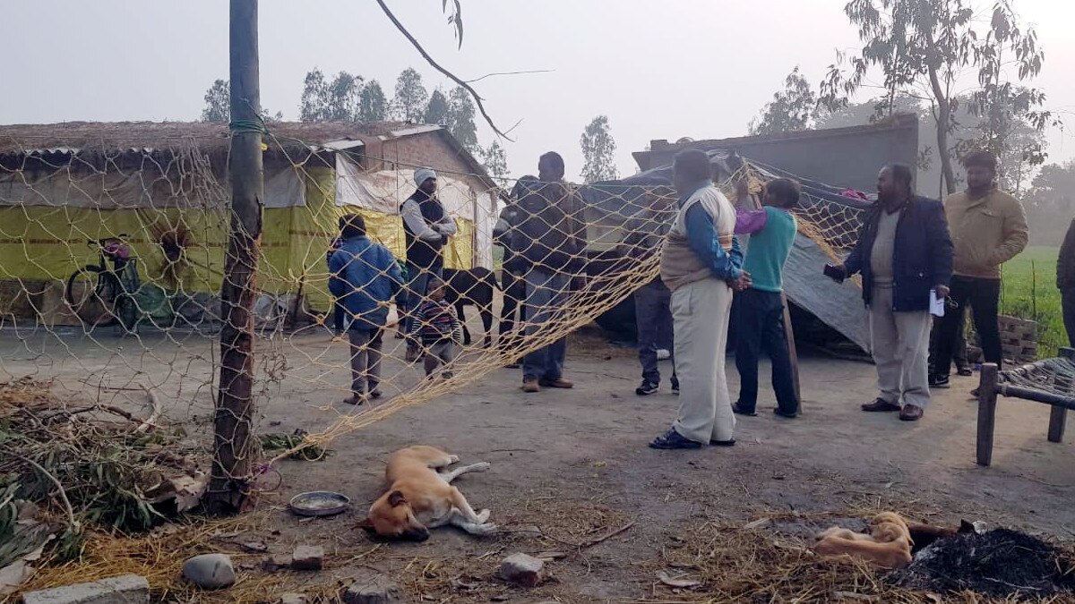 बाघ को पकड़ने की बजाय पूरे घर के बाहर लगा दिया जाल