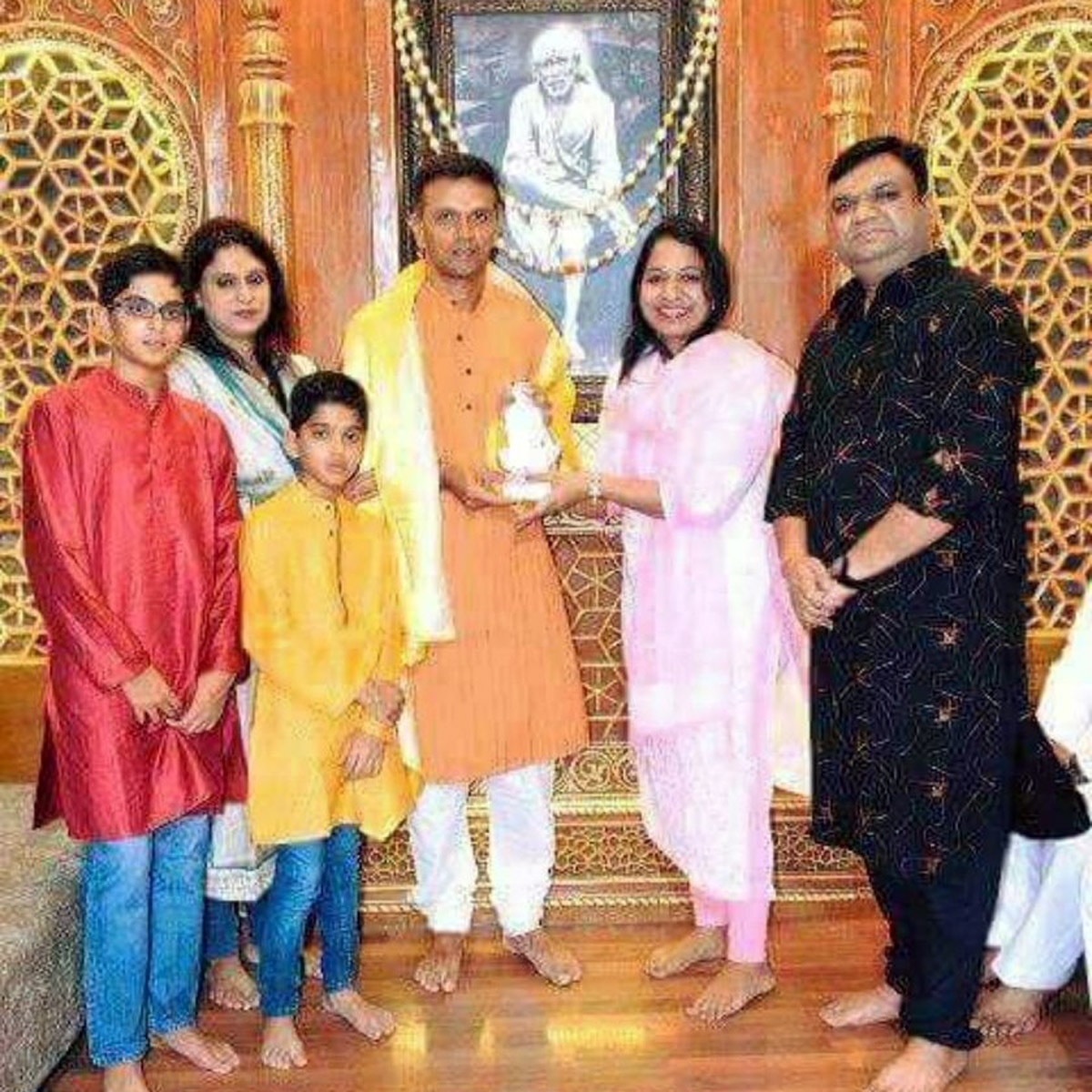 फैमिली संग राहुल द्रविड़