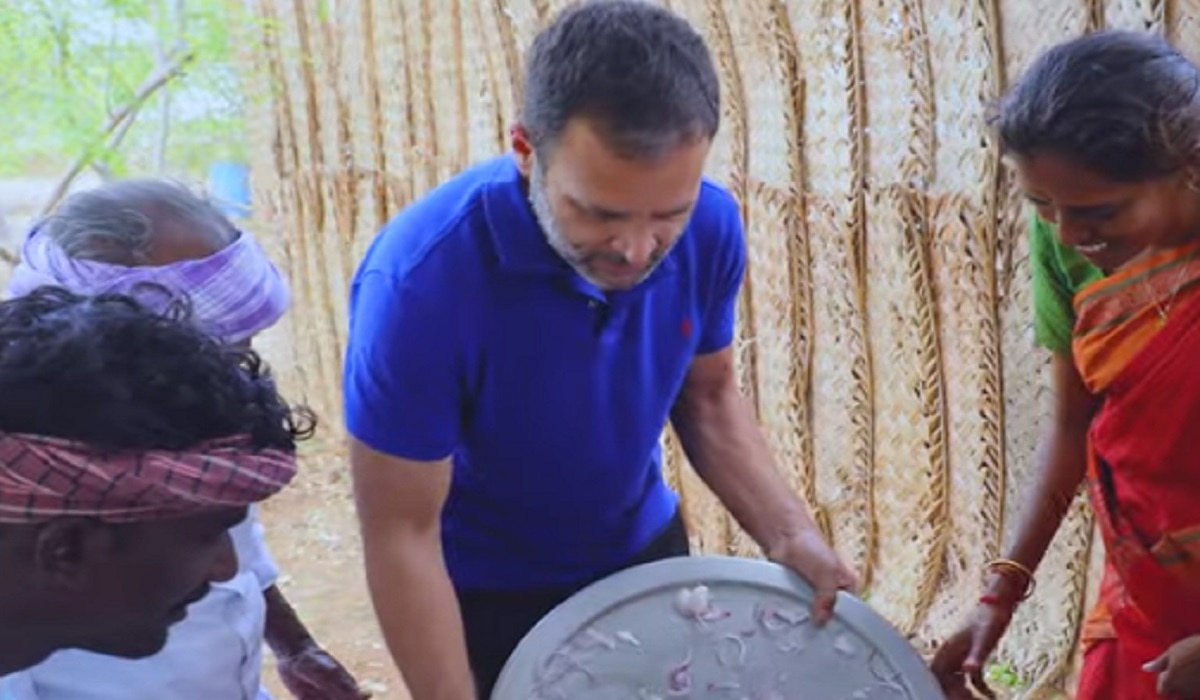 राहुल गांधी ने खाई बिरयानी