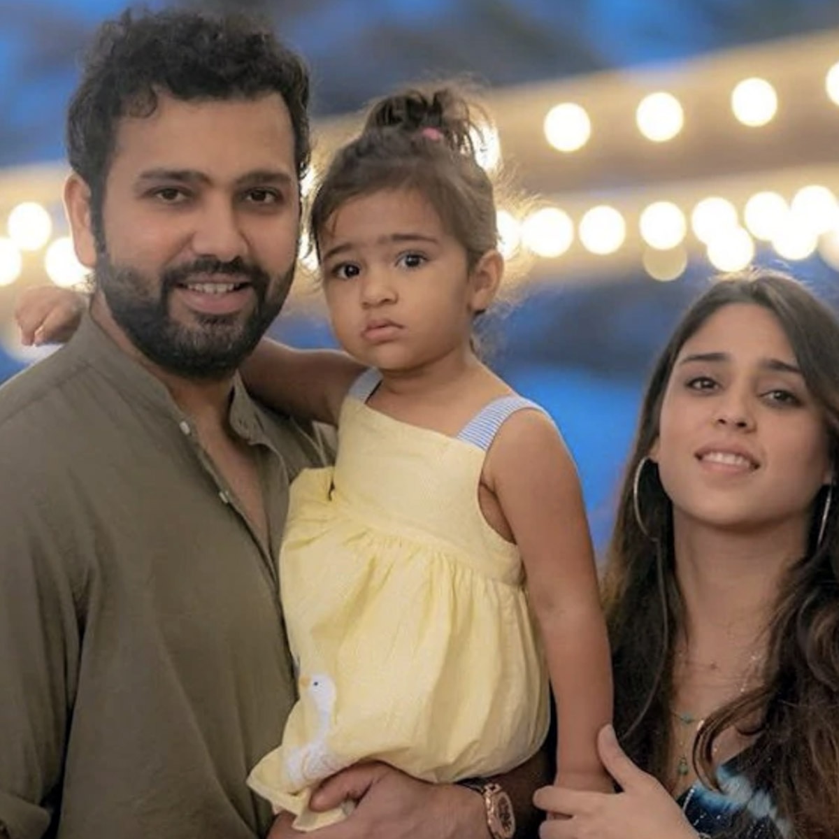 फैमिली संग रोहित शर्मा 