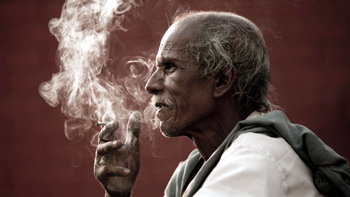 Smokers Vegetarians has lesser Seropositivity for Corona