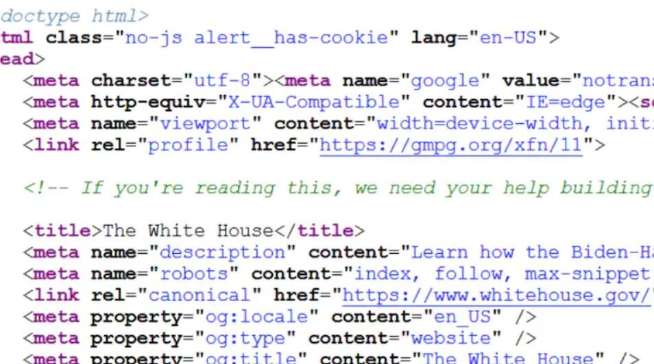 New White House Website