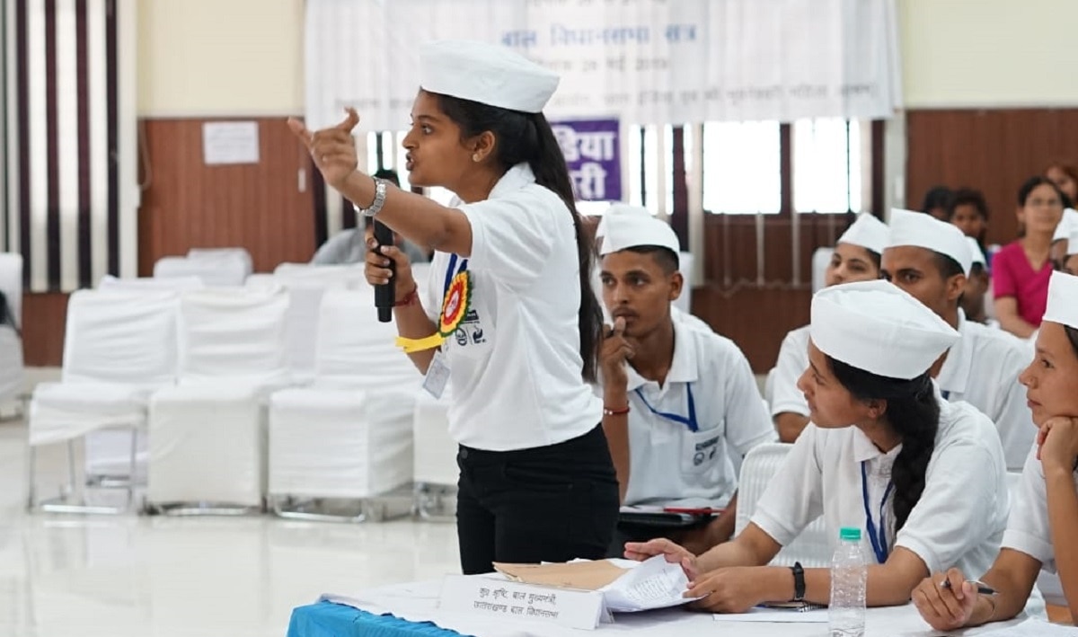बाल मुख्यमंत्री सृष्टि गोस्वामी