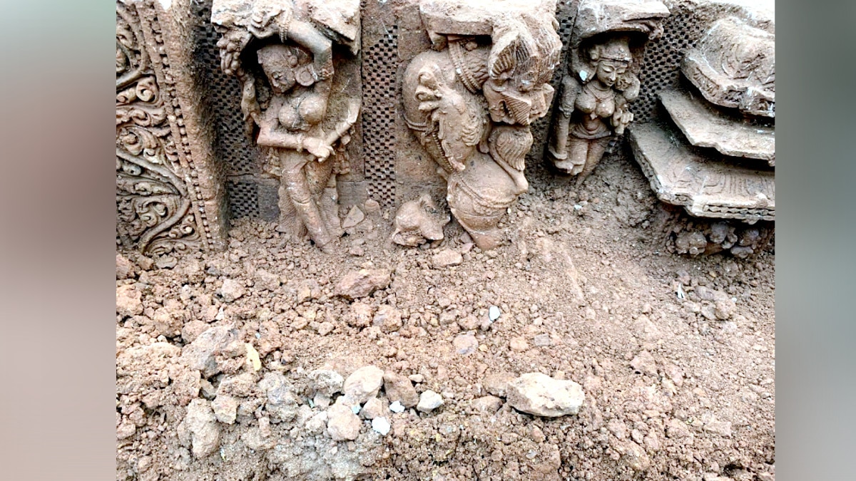 लिंगराज मंदिर के आसपास उत्खनन में निकला 10वीं शताब्दी के टेंपल का स्‍ट्रक्‍चर  