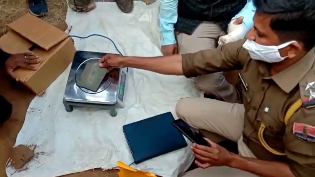  नरेगा खुदाई में निकली सोने जैसी धातु (फोटो आजतक)