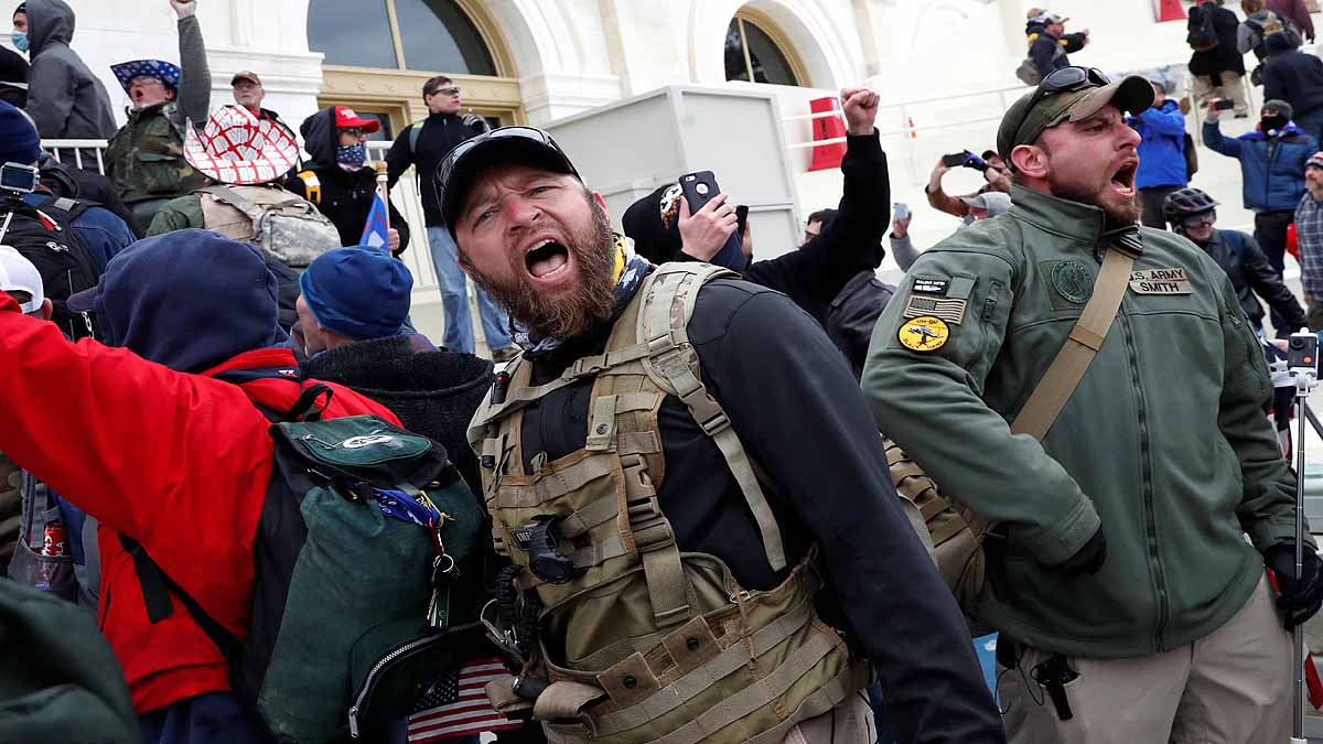 pro Trump mob breached Capitol Hill 