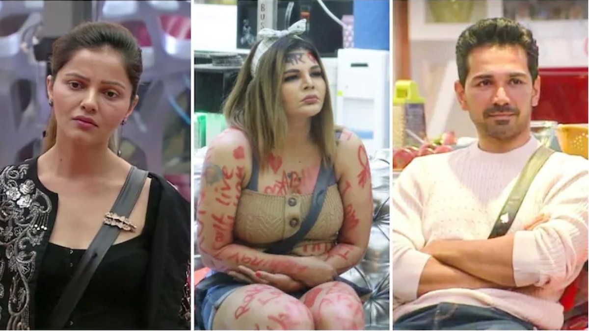 राखी-रुबीना-अभिनव