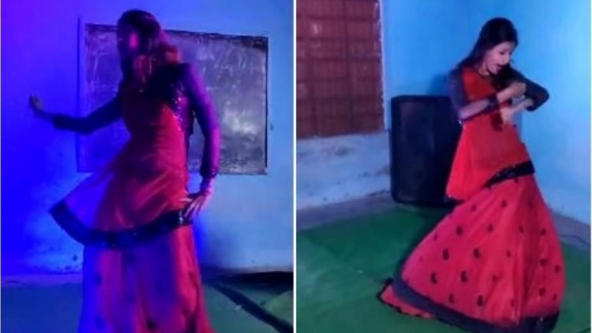  सरकारी स्कूल में बार बालाओं का डांस