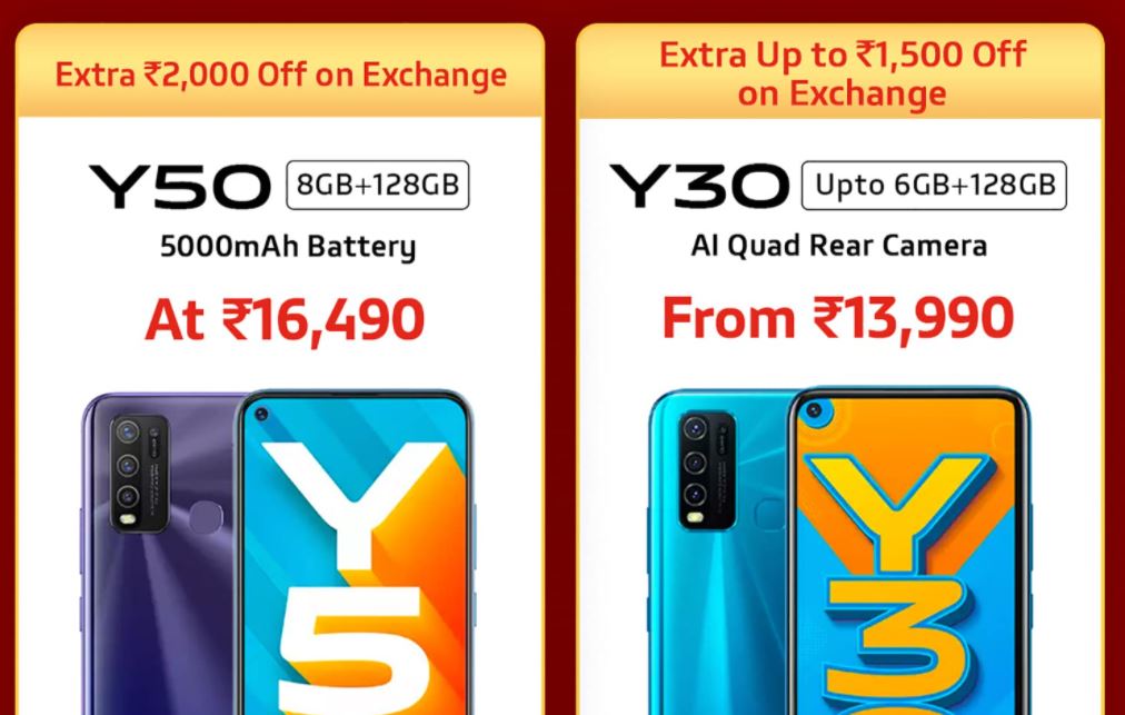 Vivo Y50, Y30
