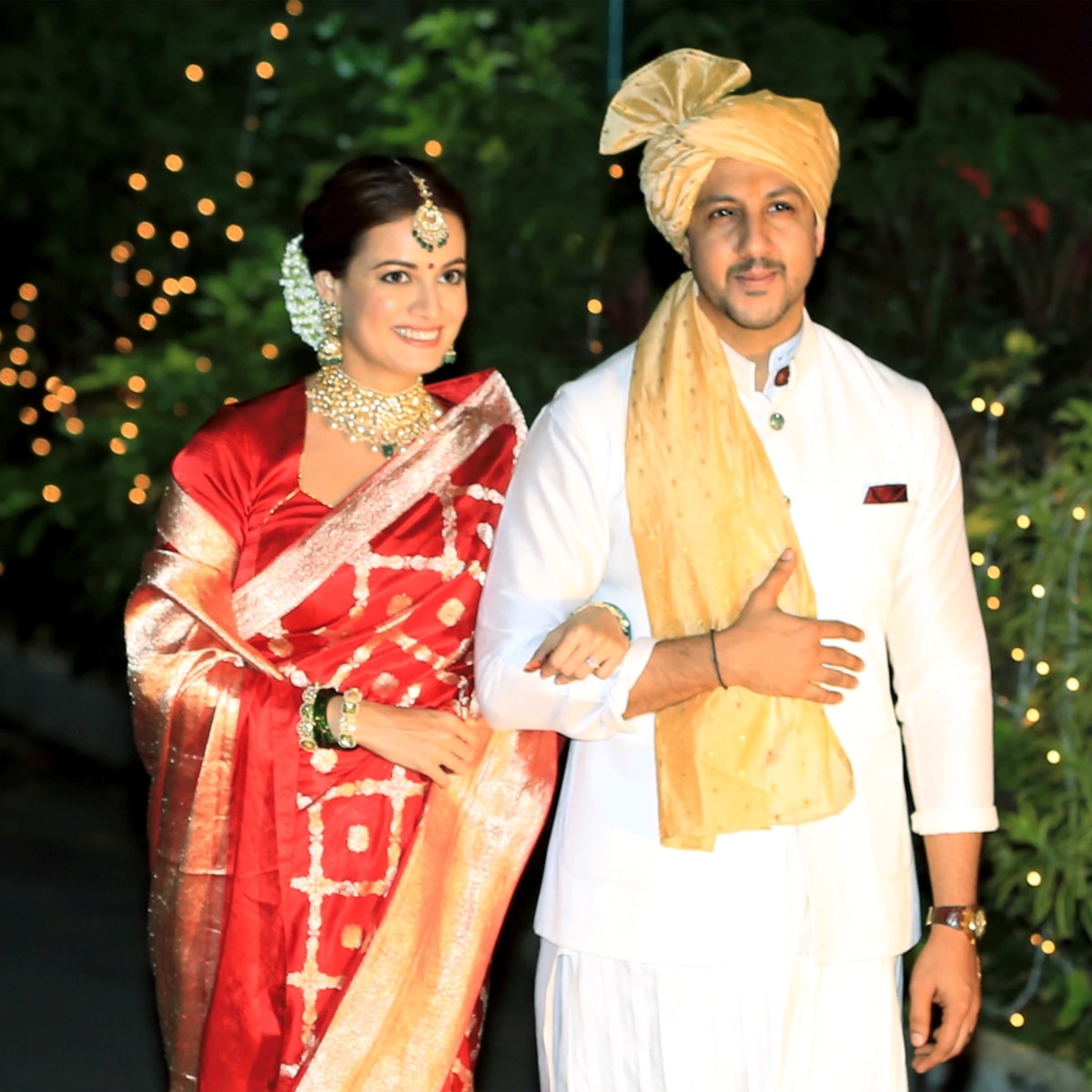 दिया मिर्जा और वैभव रेखी