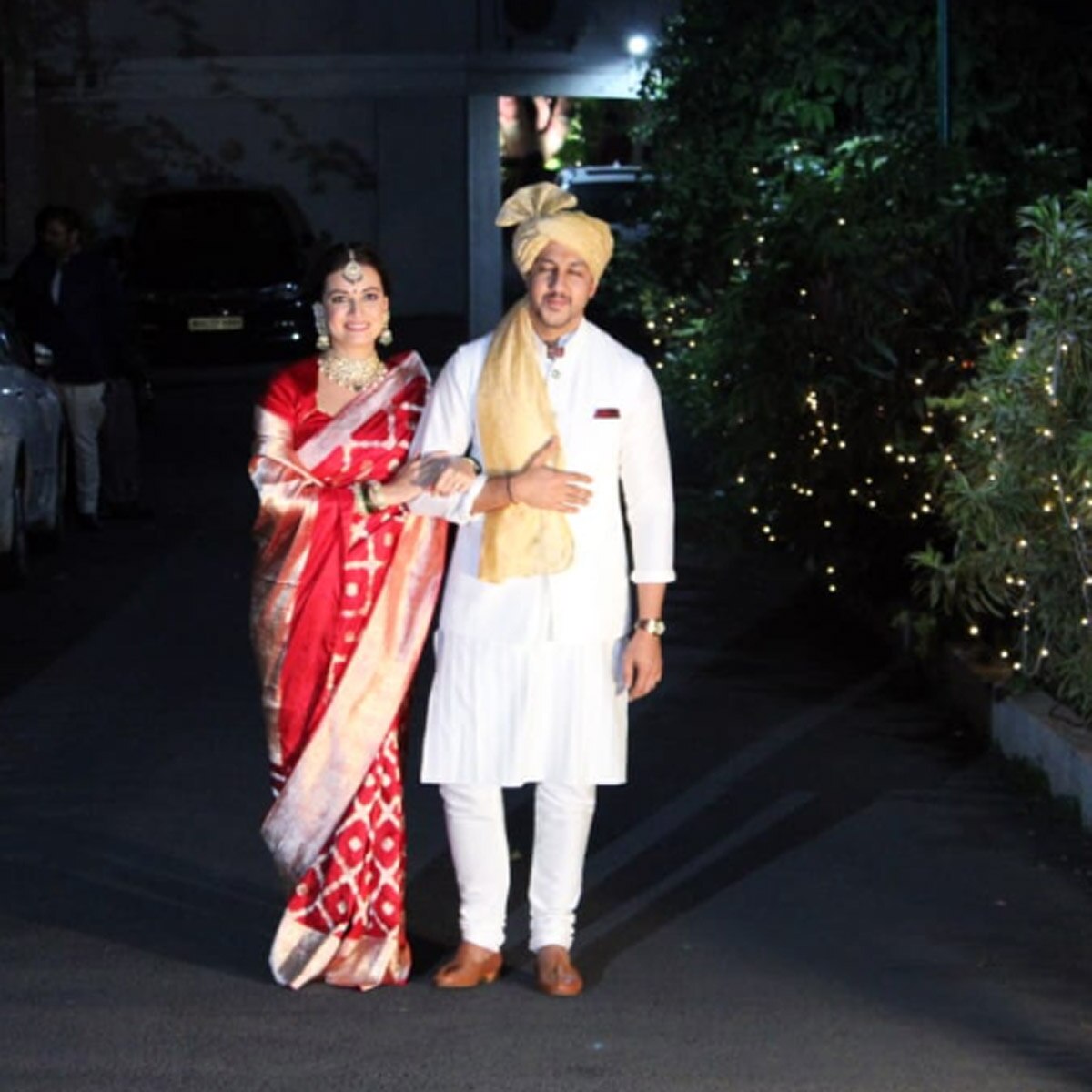 दीया म‍िर्जा-वैभव रेखी 