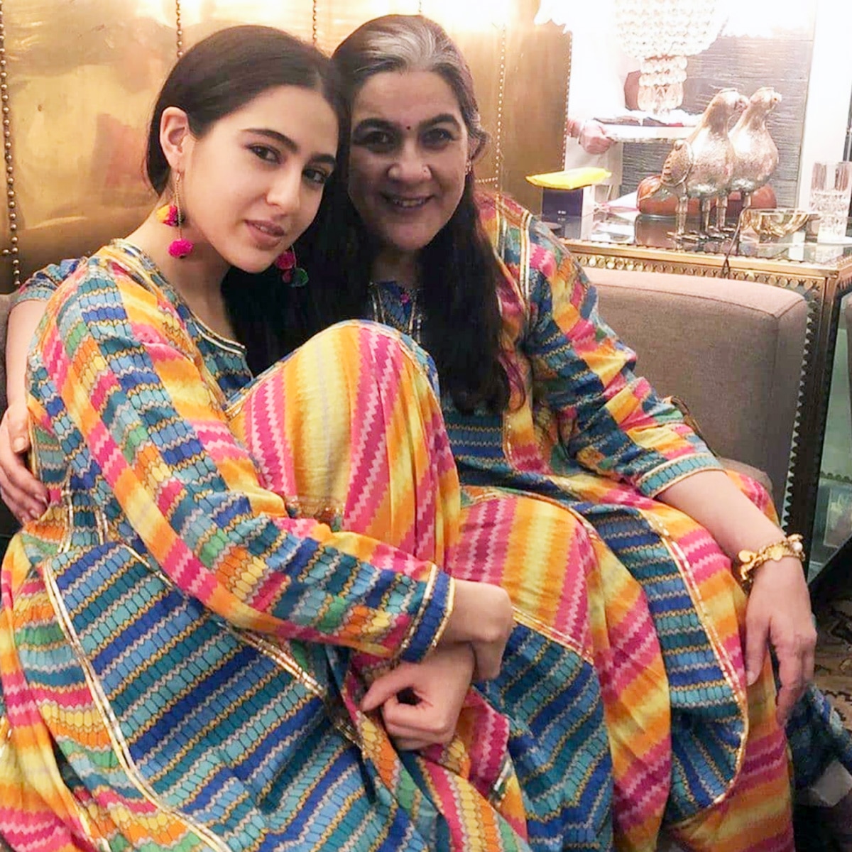 सारा अली खान और अमृता सिंह