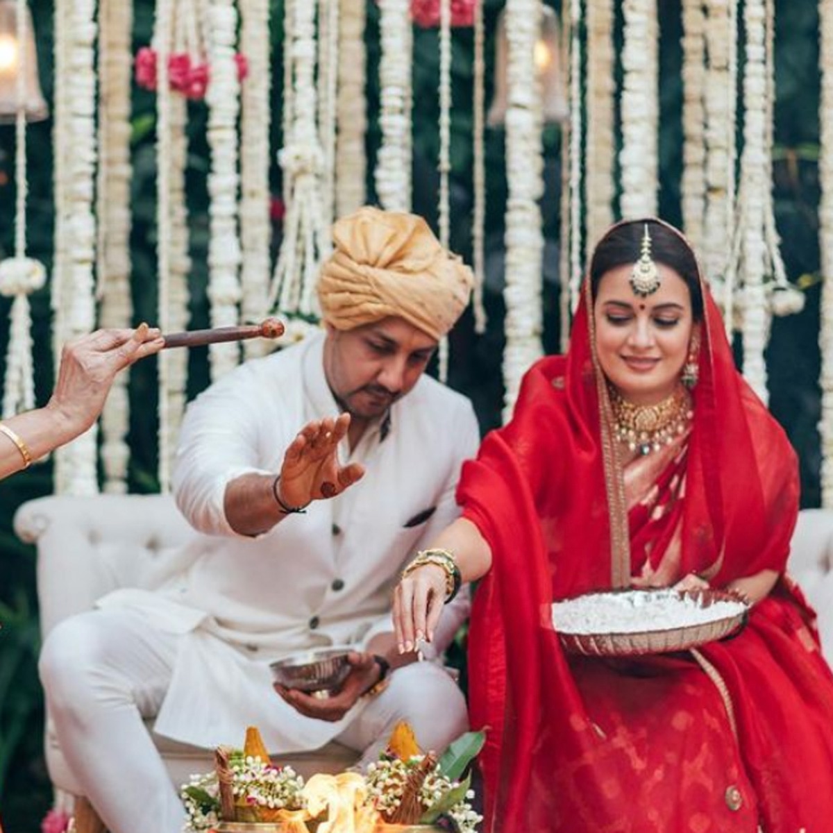 दिया मिर्जा और वैभव रेखी