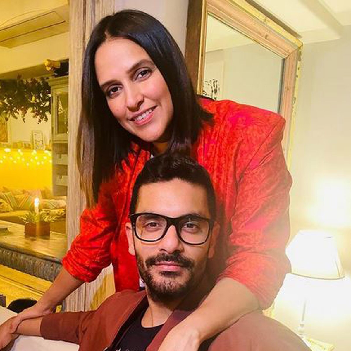 नेहा धूपिया संग अंगद बेदी