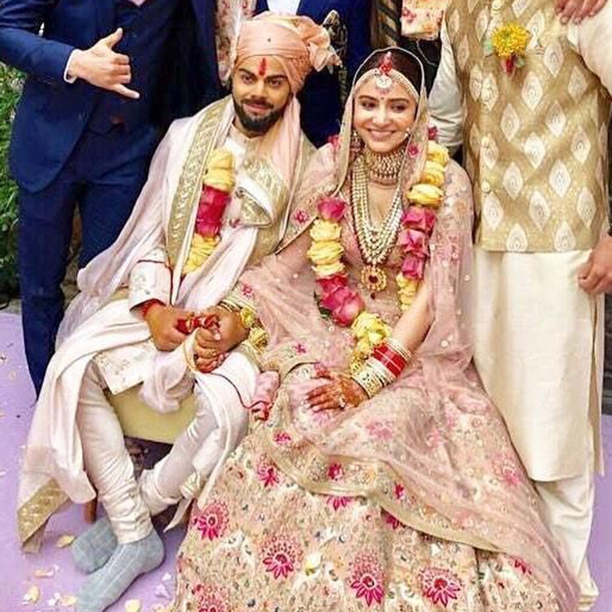 व‍िराट कोहली-अनुष्का शर्मा 