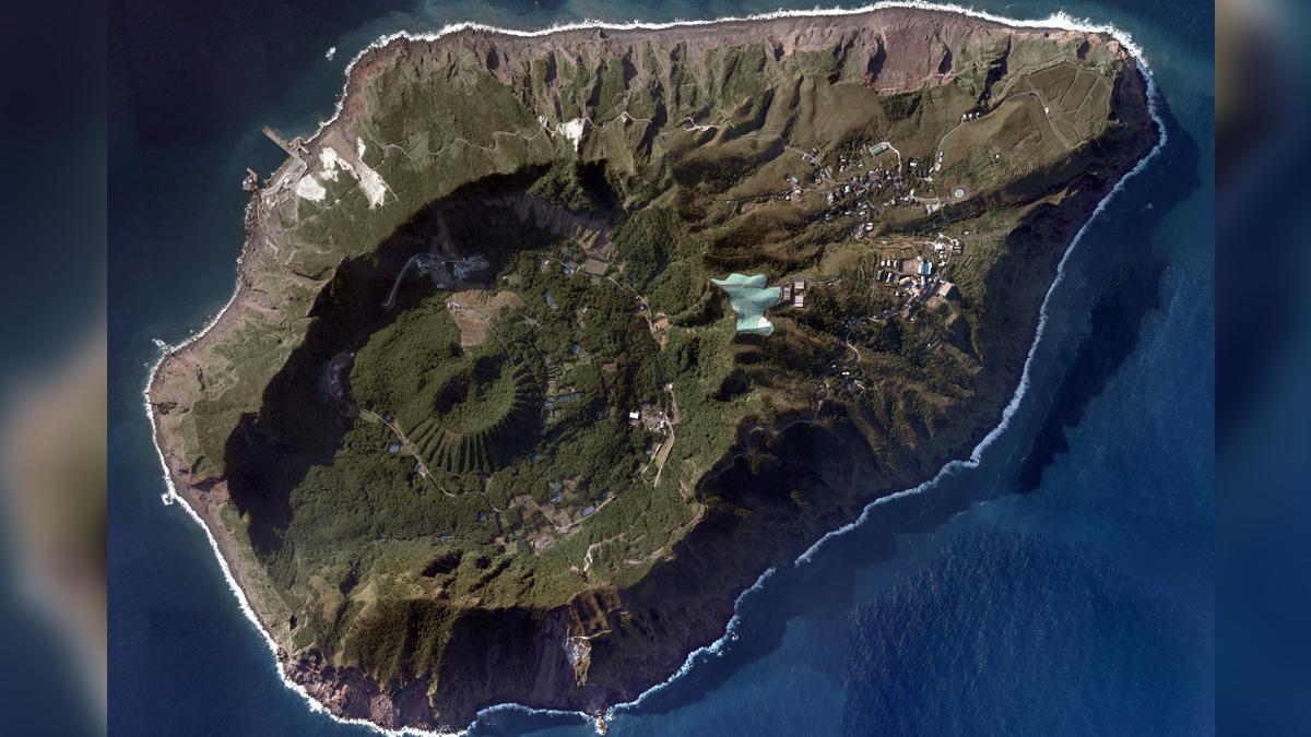 Aogashima Volcanic Island