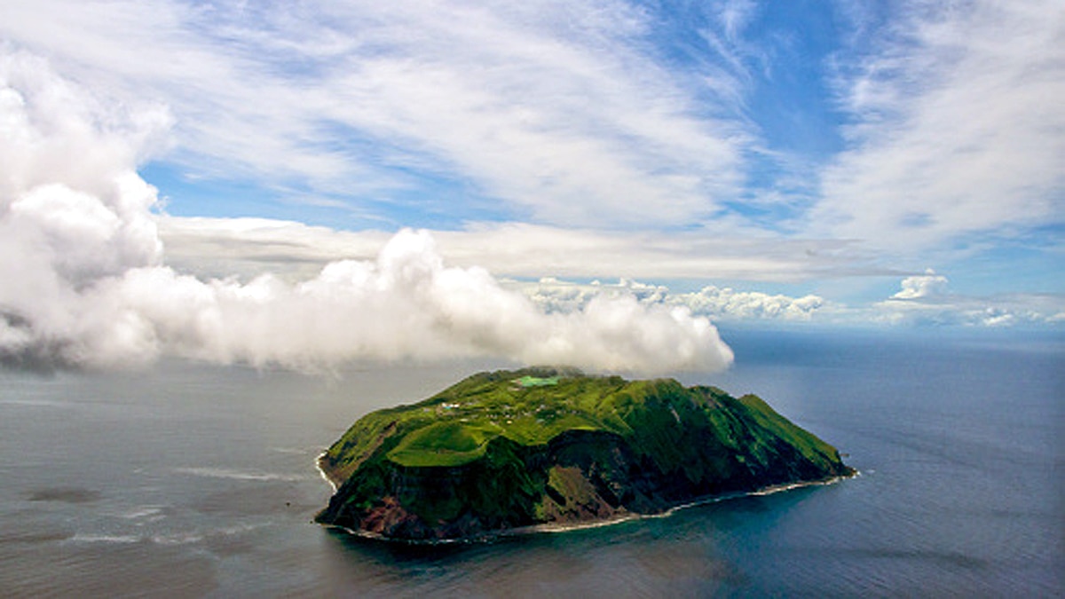 Aogashima Volcanic Island