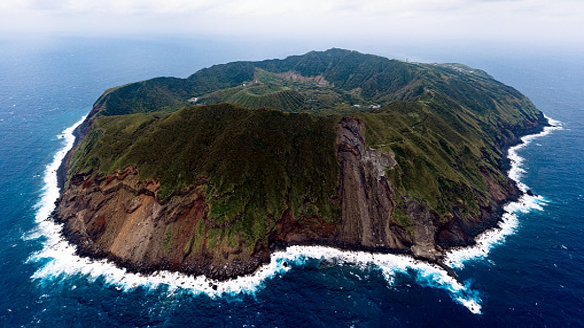 Aogashima Volcanic Island