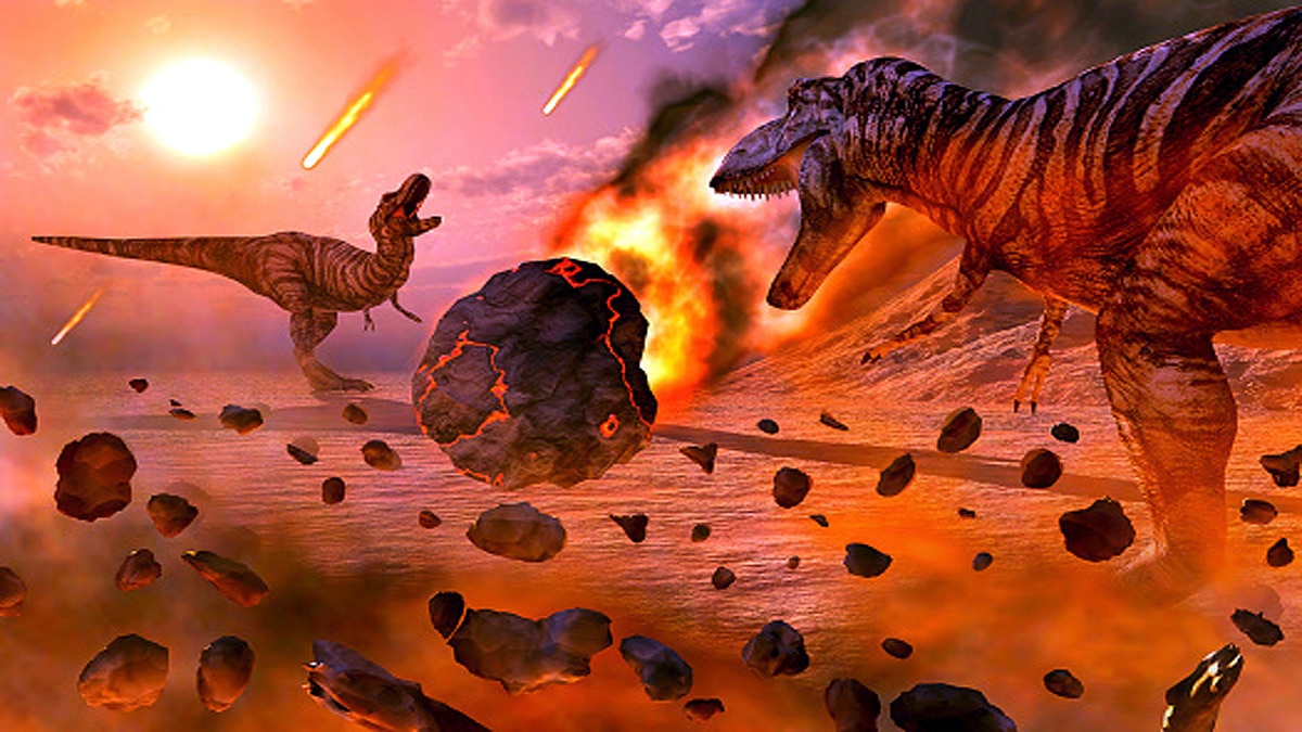 Asteroid Collision ancient Ice Age on Earth