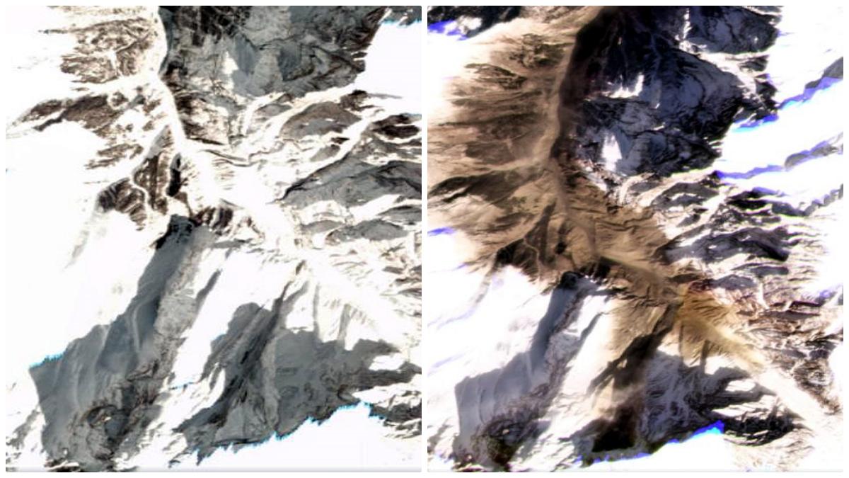 Chamoli disaster caused by landslide