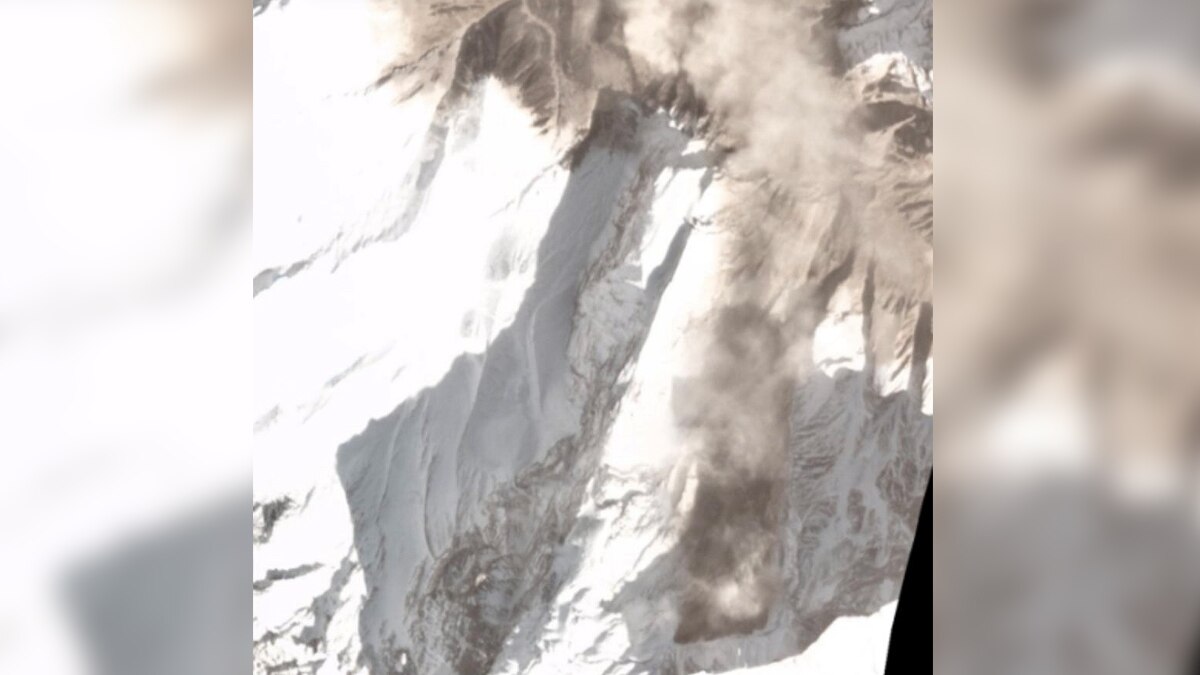 Chamoli disaster caused by landslide