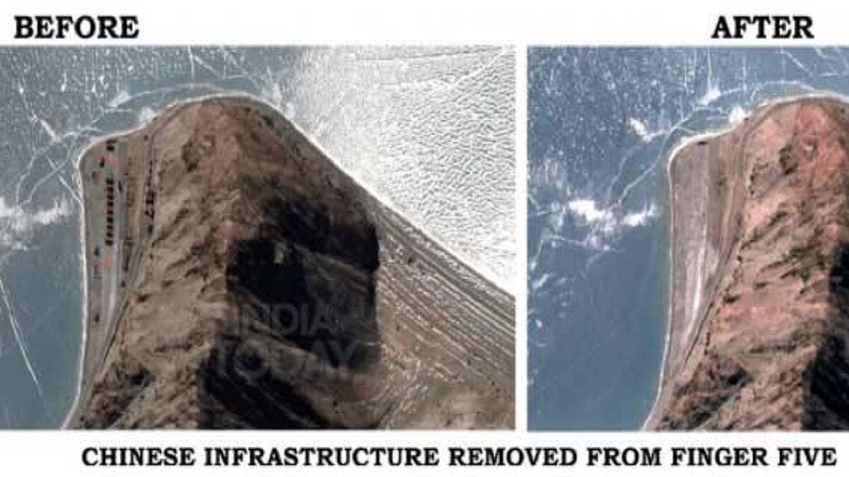 पैंगोंग झील से चीनी सेना की वापसी