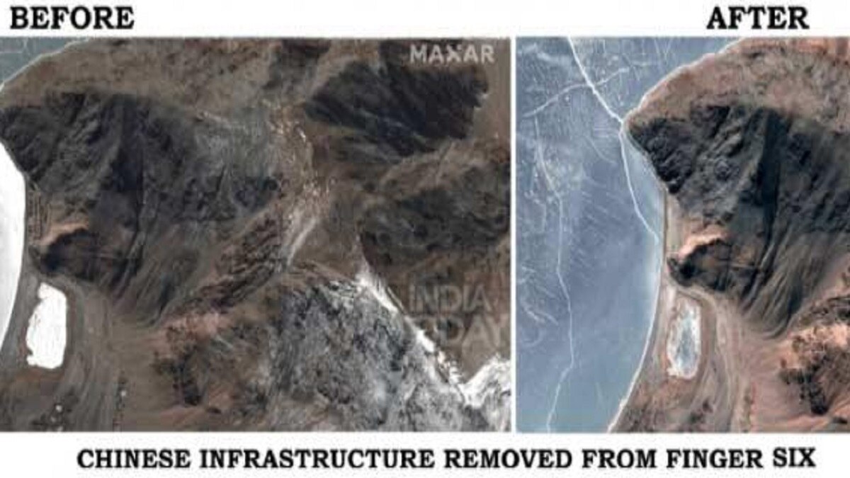 पैंगोंग झील से चीनी सेना की वापसी