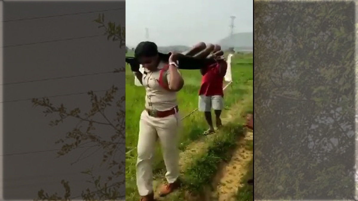 कोरोना के संक्रमण के डर की वजह से लोगोंने नहीं की मदद.