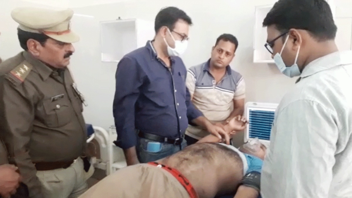 सिपाही ने फांसी लगाकर आत्महत्या की (फोटो सुधीर शर्मा)