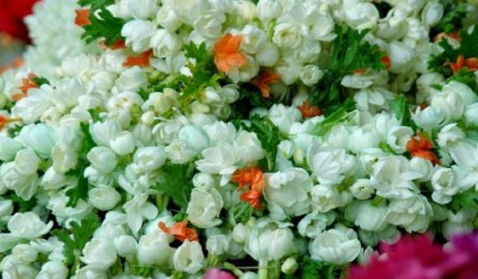 महिला ने टिशू पेपर से बनाया ऐसा गजरा