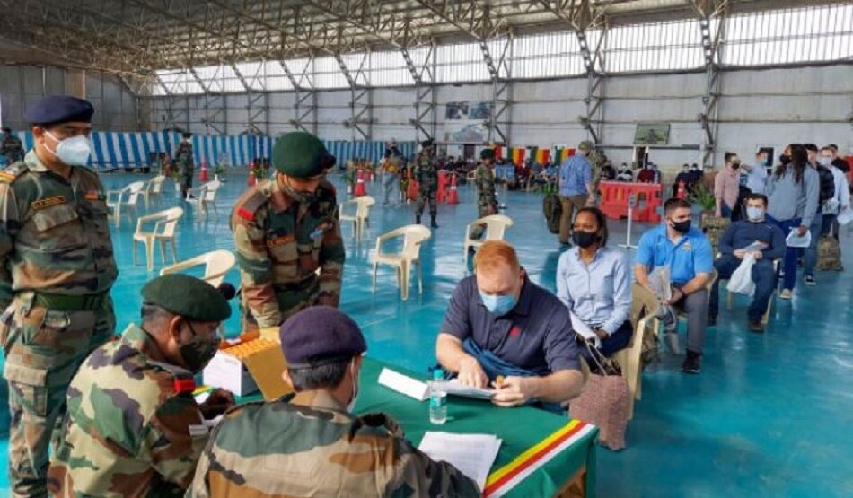 अमेरिकी सैनिक मिला पॉजिटिव