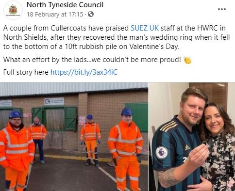 कंटेनर में गिरा दी शादी की अंगूठी