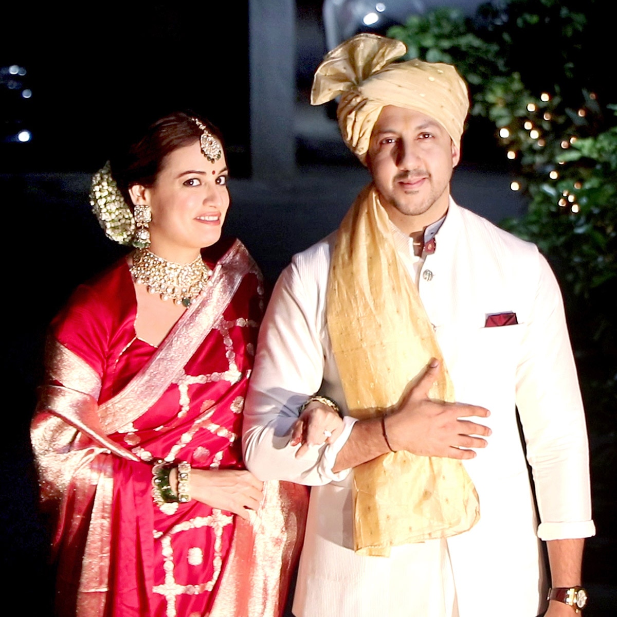 दीया म‍िर्जा-वैभव रेखी  