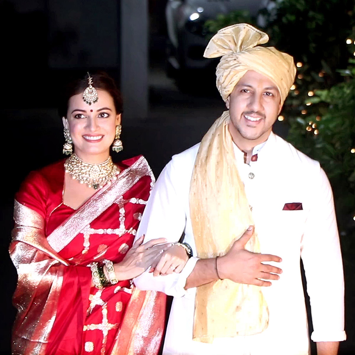 दीया म‍िर्जा-वैभव रेखी  