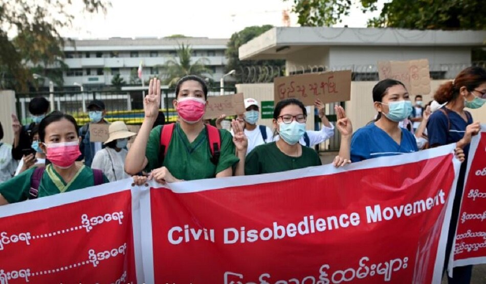 म्यांमार में तख्तापलट 