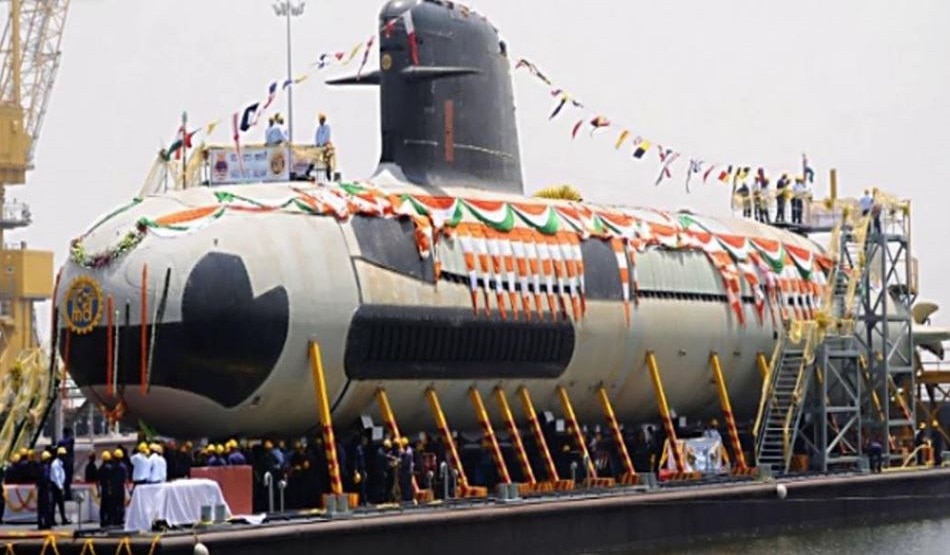  नेवी को मिली तीसरी स्कॉर्पीन पनडुब्बी करंज