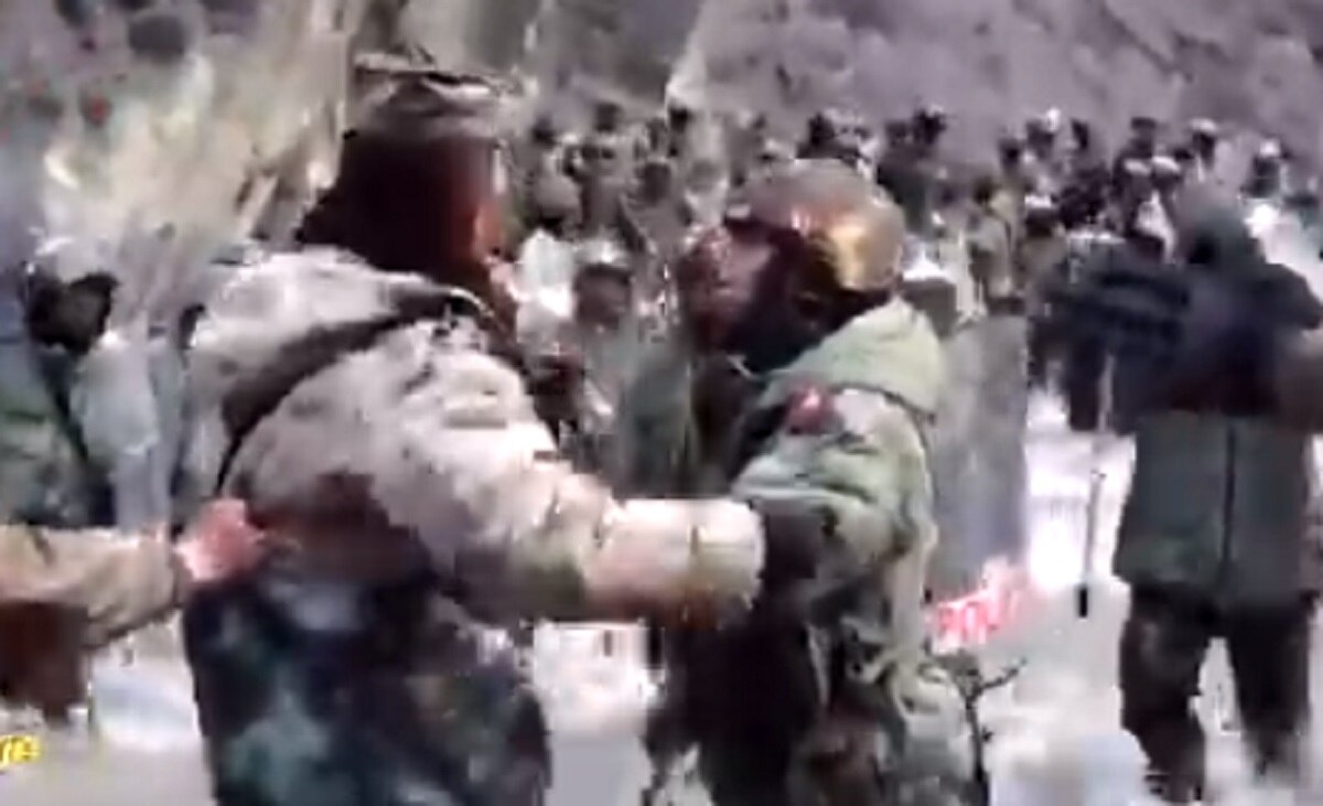 गलवान झड़प का वीडियो