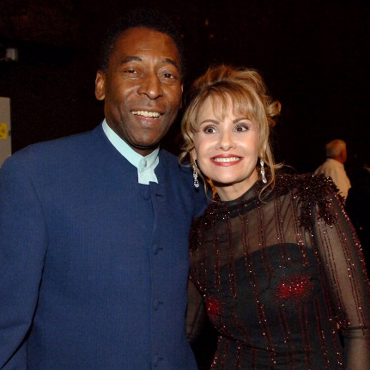 पेले अपनी दूसरी पत्नी लेमोस के साथ