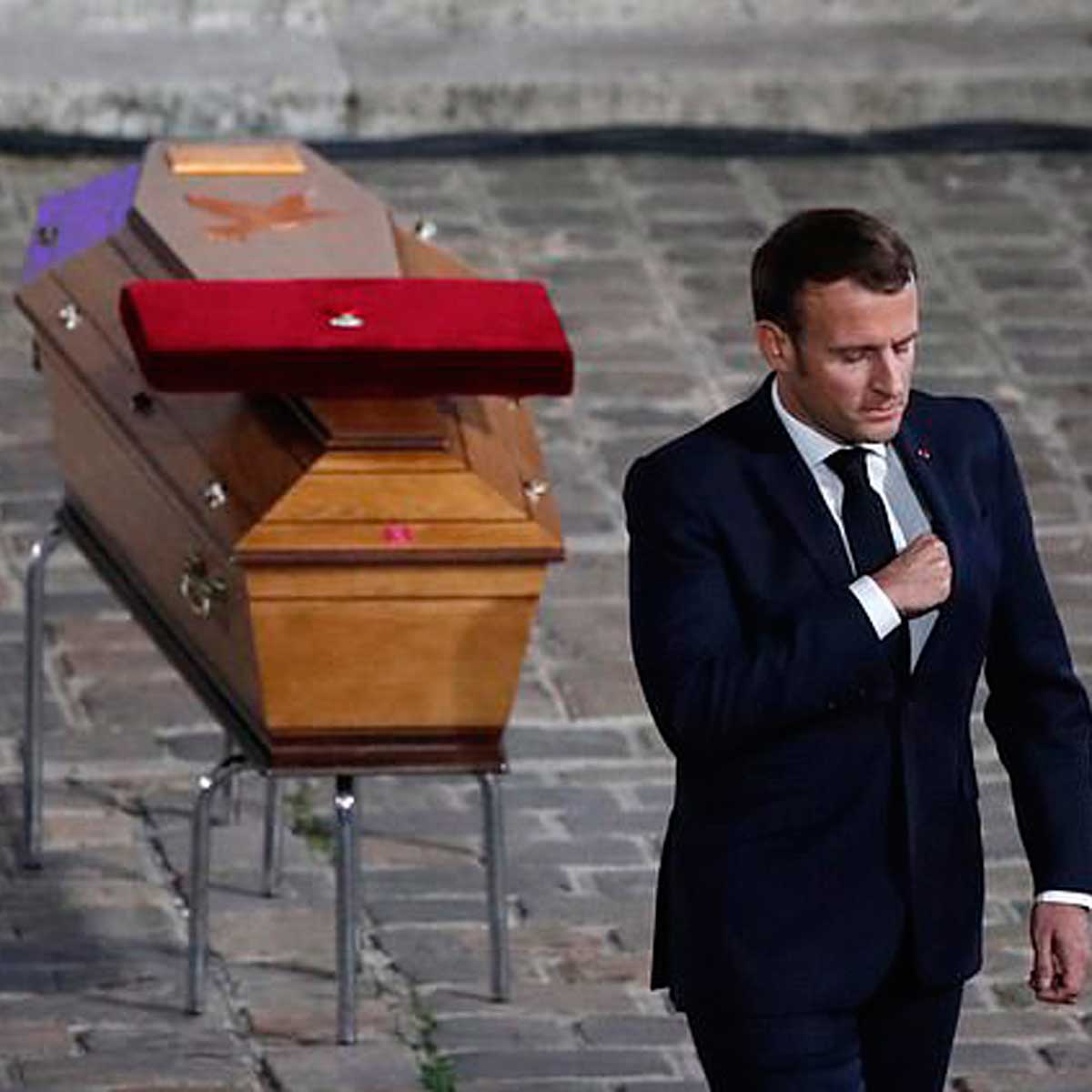 फ्रांस के राष्ट्रपति मेक्रोन