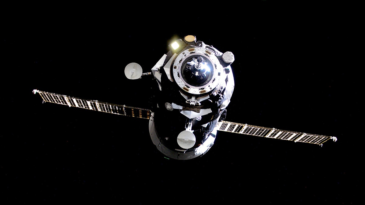 Russian space cargo ship burst into flames