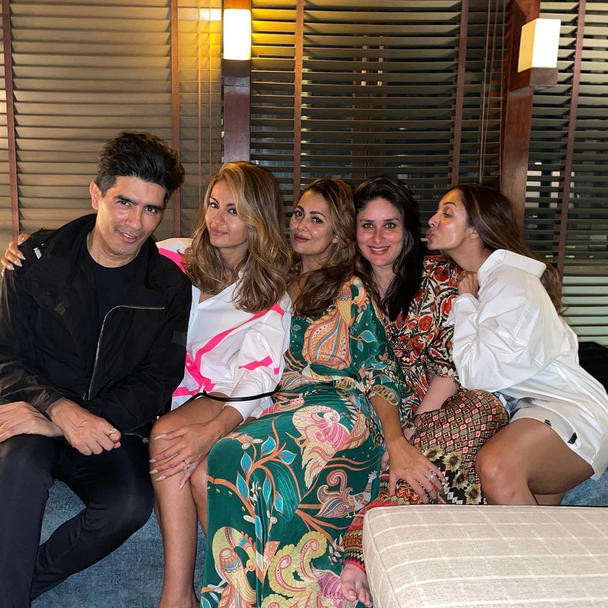 मनीष मल्होत्रा, नताशा पूनावाला, अमृता अरोड़ा, करीना कपूर खान, मलाइका अरोड़ा 