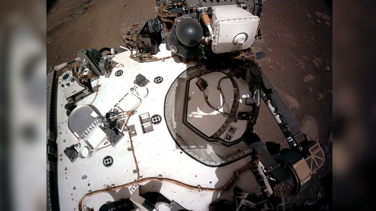 Perseverance Landing Site 360 degree Panorama Image