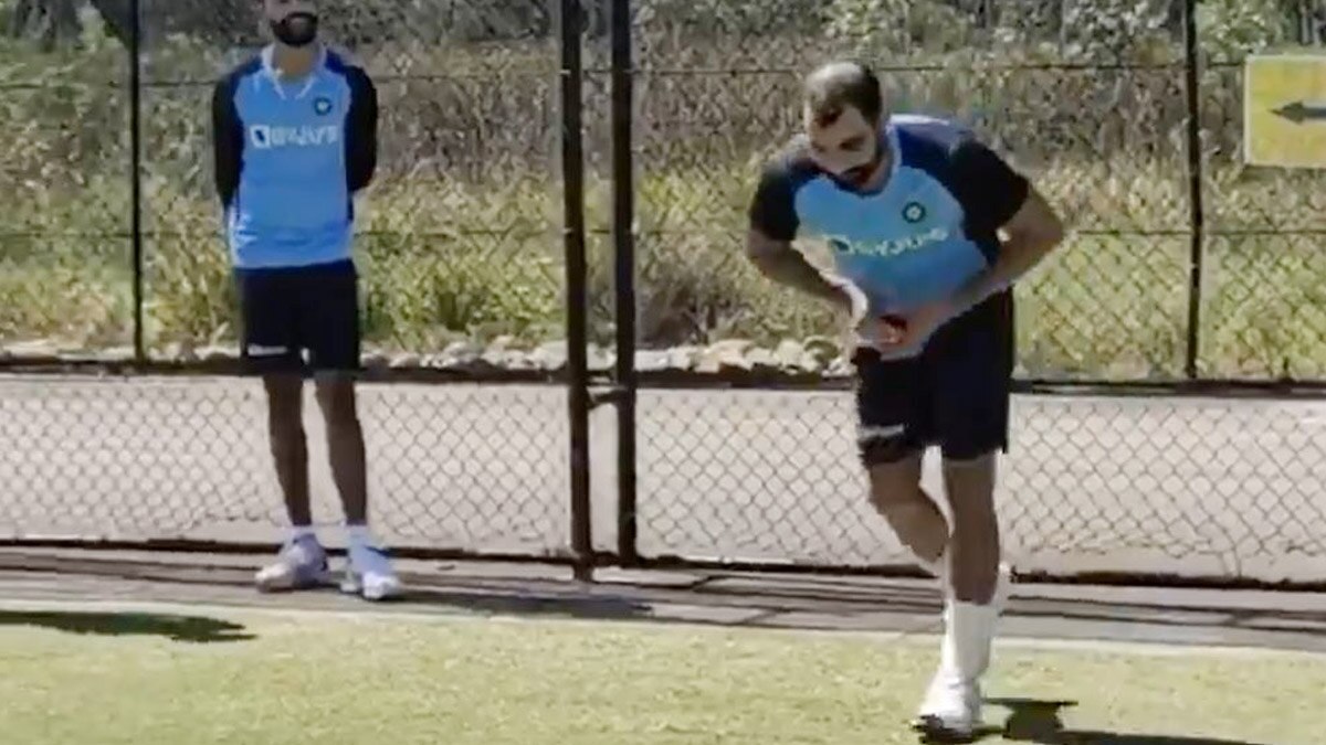 Mohd shami starts training 