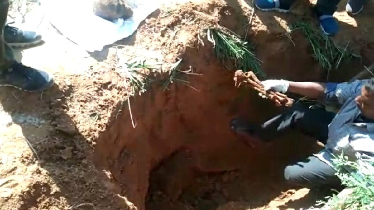 15 महीने बाद कब्र खोदी तो न‍िकली हड्ड‍ियां, पत्नी ने जीजा और प्रेमी के साथ मिलकर की थी पति की हत्या