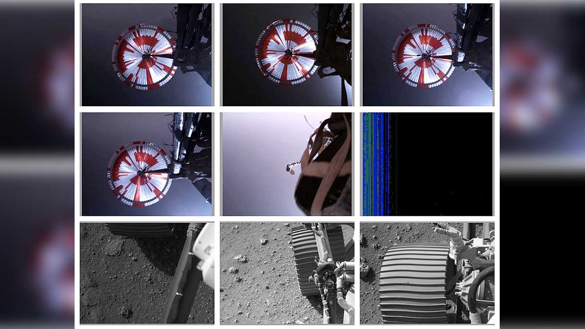 Mars Perseverance Rover Parachute Secret Message