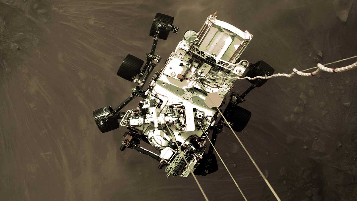 Mars Perseverance Rover Parachute Secret Message