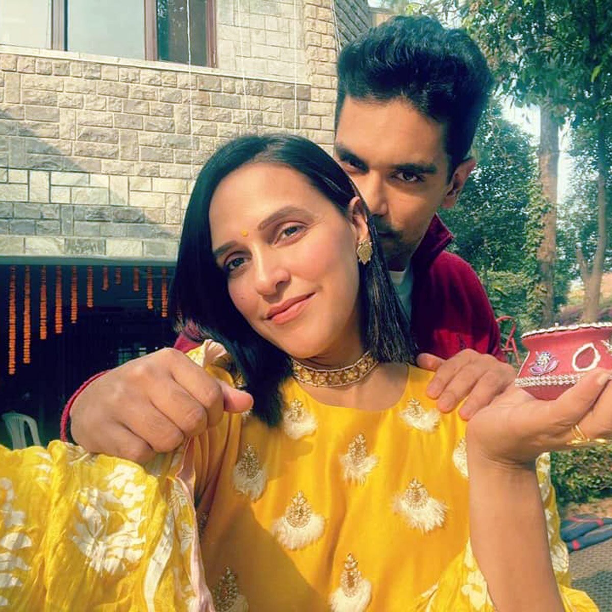 नेहा धूपिया और अंगद बेदी