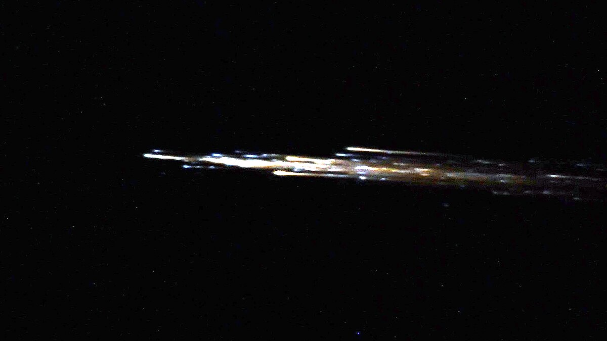 Russian space cargo ship burst into flames