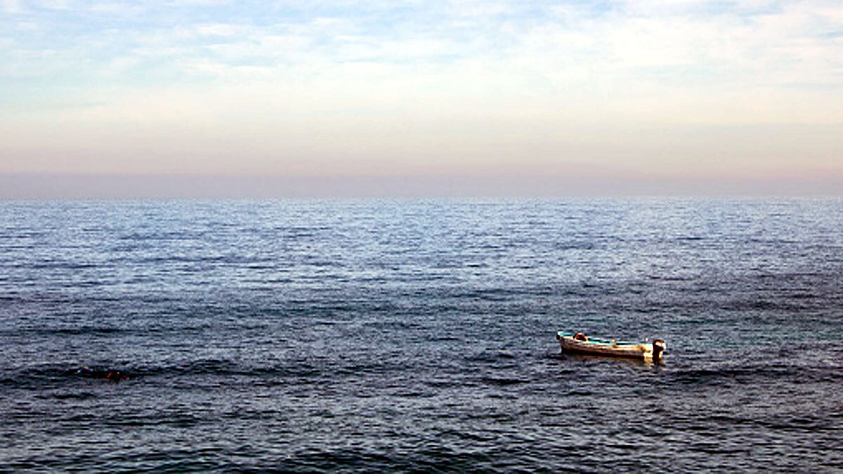 Vidam Perevertilov Survives in Pacific Ocean by Garbage