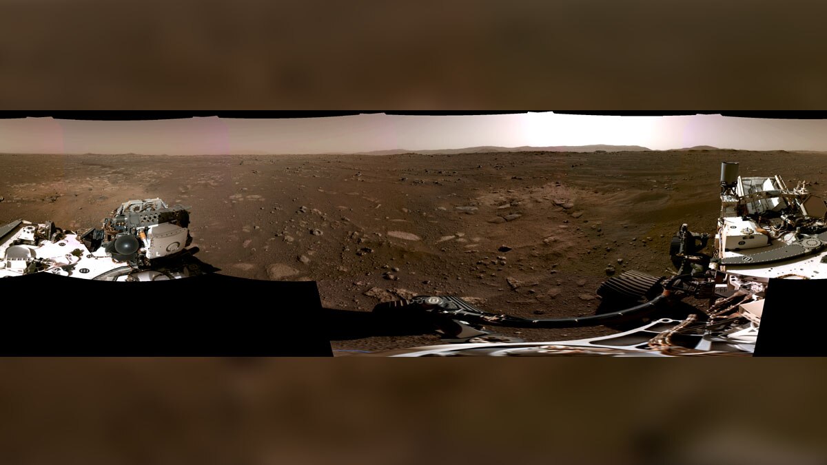 Perseverance Landing Site 360 degree Panorama Image